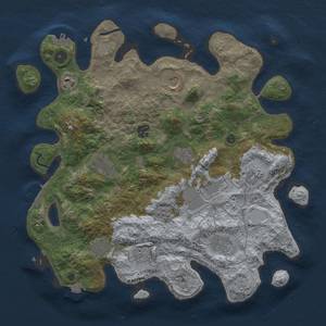 Thumbnail Rust Map: Procedural Map, Size: 3800, Seed: 87686360, 19 Monuments