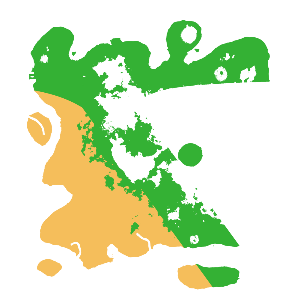 Biome Rust Map: Procedural Map, Size: 3500, Seed: 1590675533