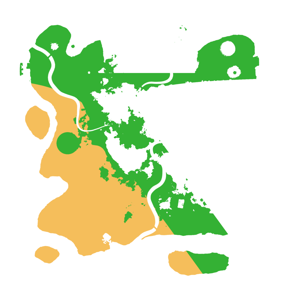 Biome Rust Map: Procedural Map, Size: 3500, Seed: 1590675533