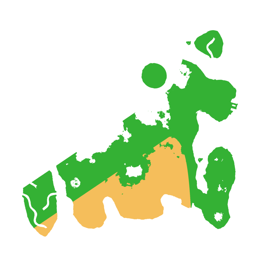 Biome Rust Map: Procedural Map, Size: 2800, Seed: 800311554