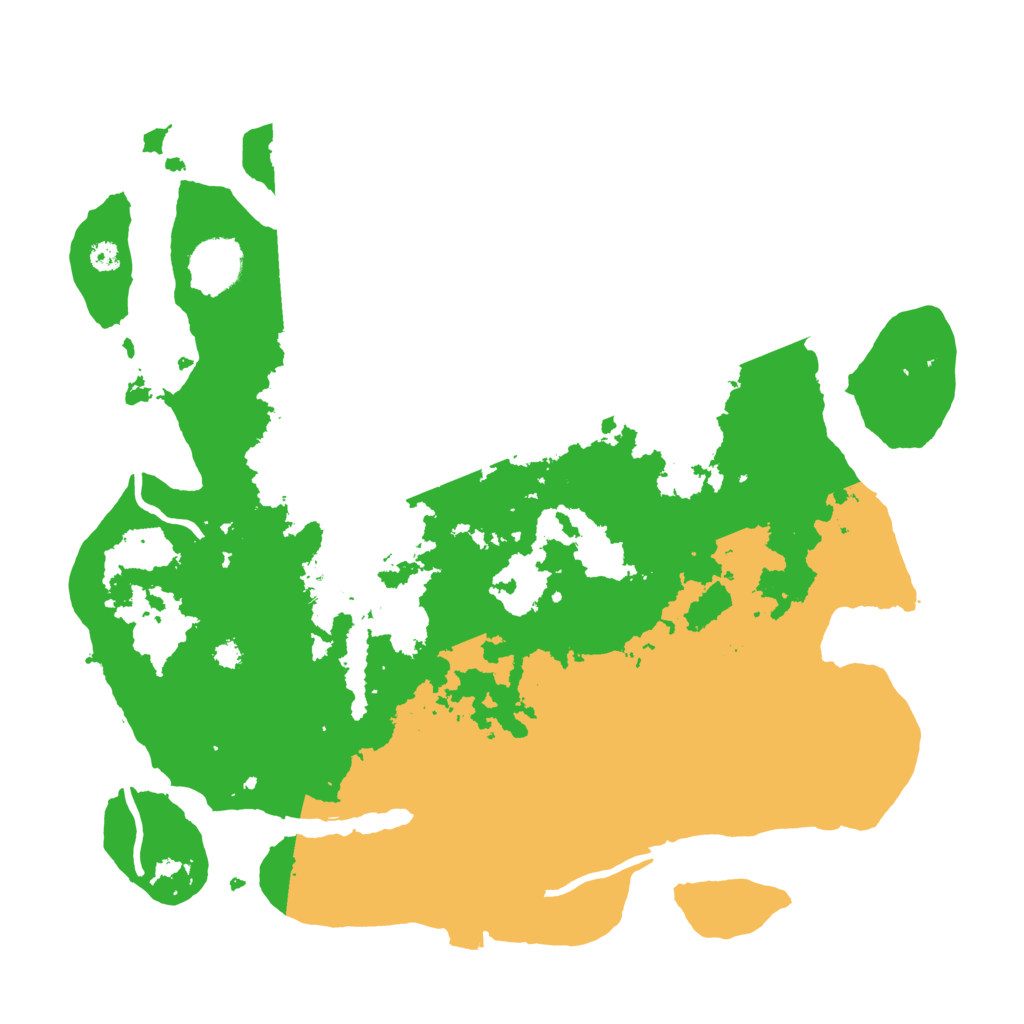 Biome Rust Map: Procedural Map, Size: 3500, Seed: 1828879654