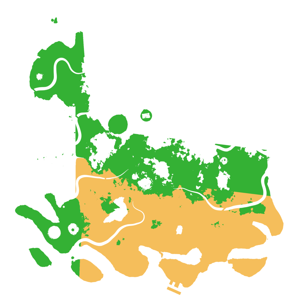 Biome Rust Map: Procedural Map, Size: 4200, Seed: 2035910390