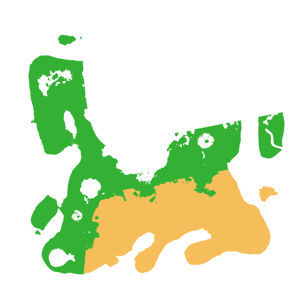 Biome Rust Map: Procedural Map, Size: 3000, Seed: 491