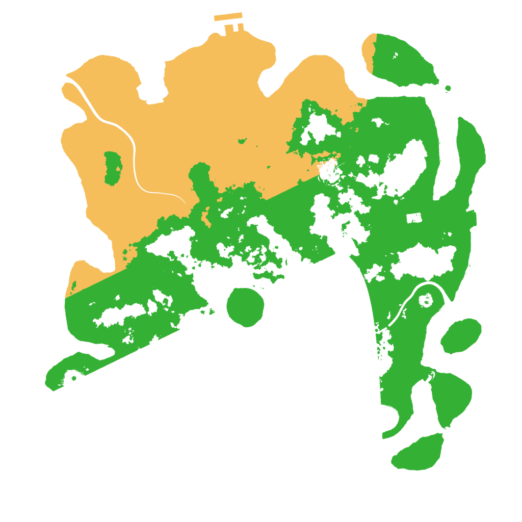 Biome Rust Map: Procedural Map, Size: 3750, Seed: 78717349