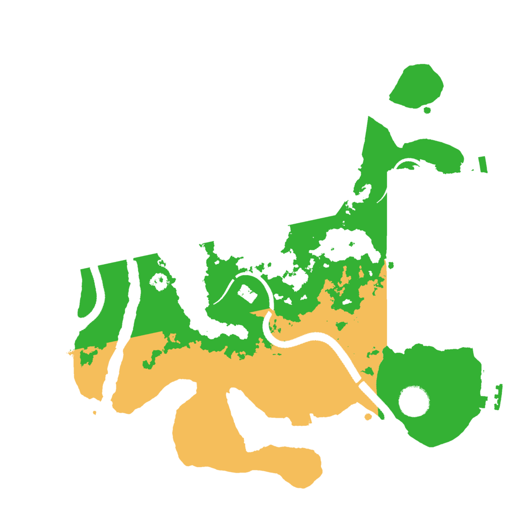 Biome Rust Map: Procedural Map, Size: 3000, Seed: 8406