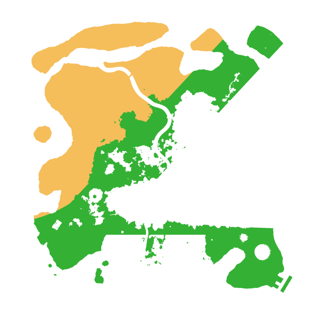 Biome Rust Map: Procedural Map, Size: 3500, Seed: 112330196