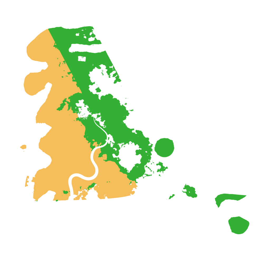 Biome Rust Map: Procedural Map, Size: 3750, Seed: 1543147028