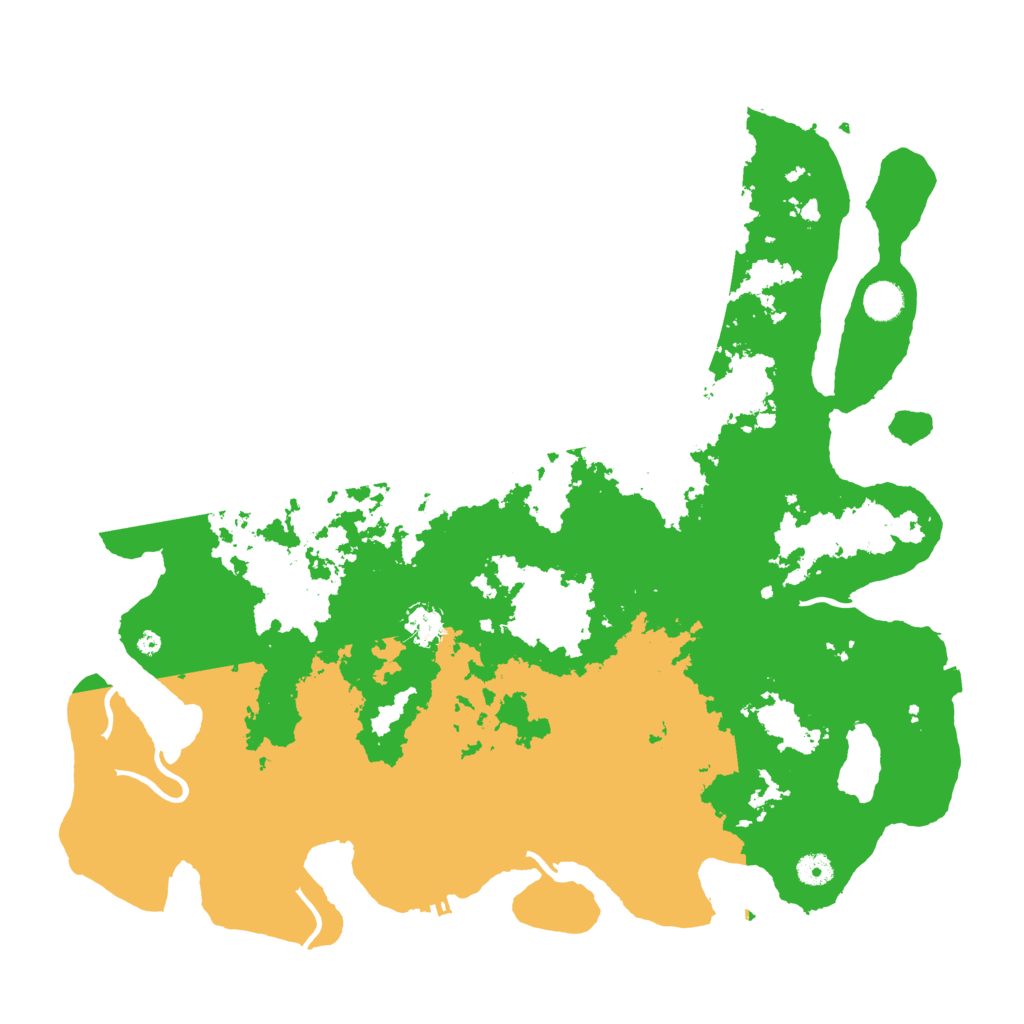 Biome Rust Map: Procedural Map, Size: 4500, Seed: 1252029936