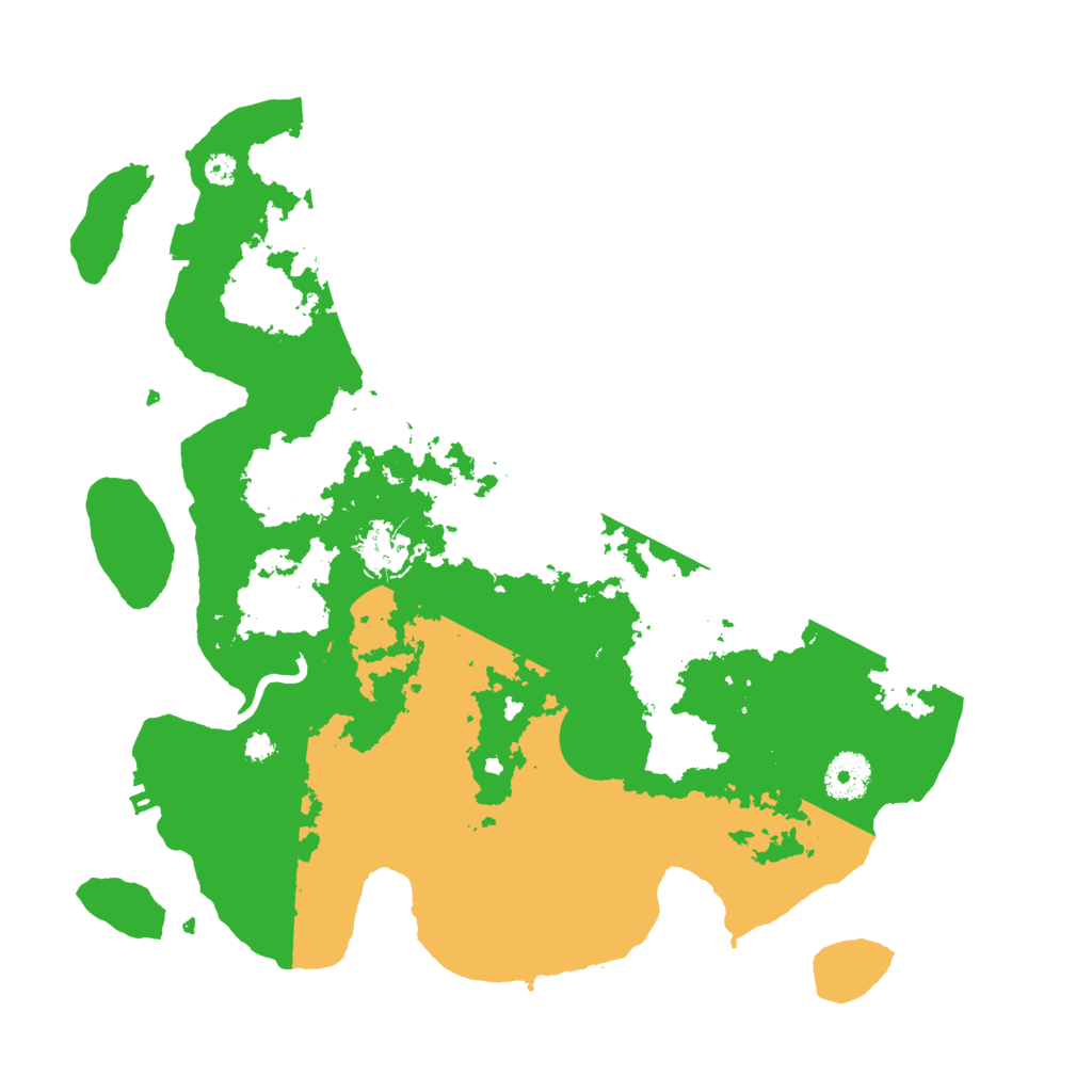 Biome Rust Map: Procedural Map, Size: 3500, Seed: 651075185