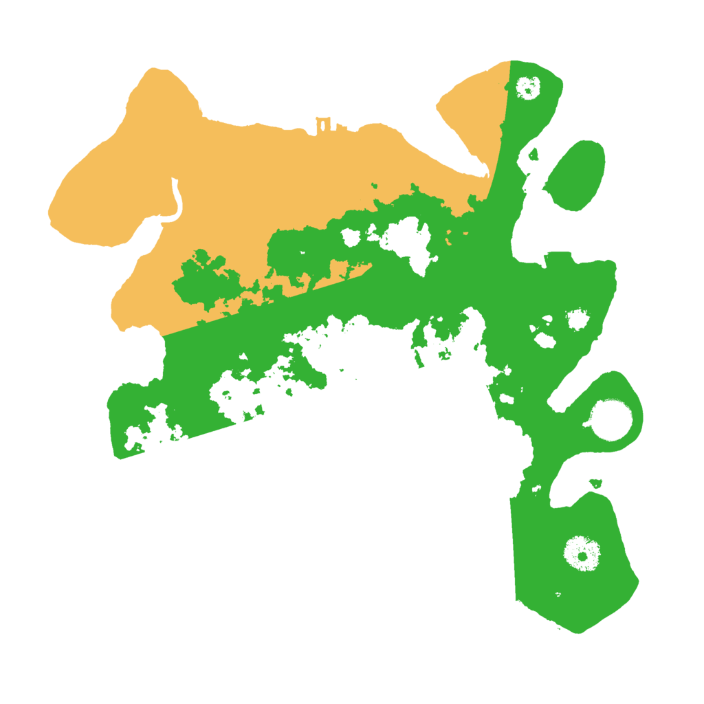 Biome Rust Map: Procedural Map, Size: 3000, Seed: 31883