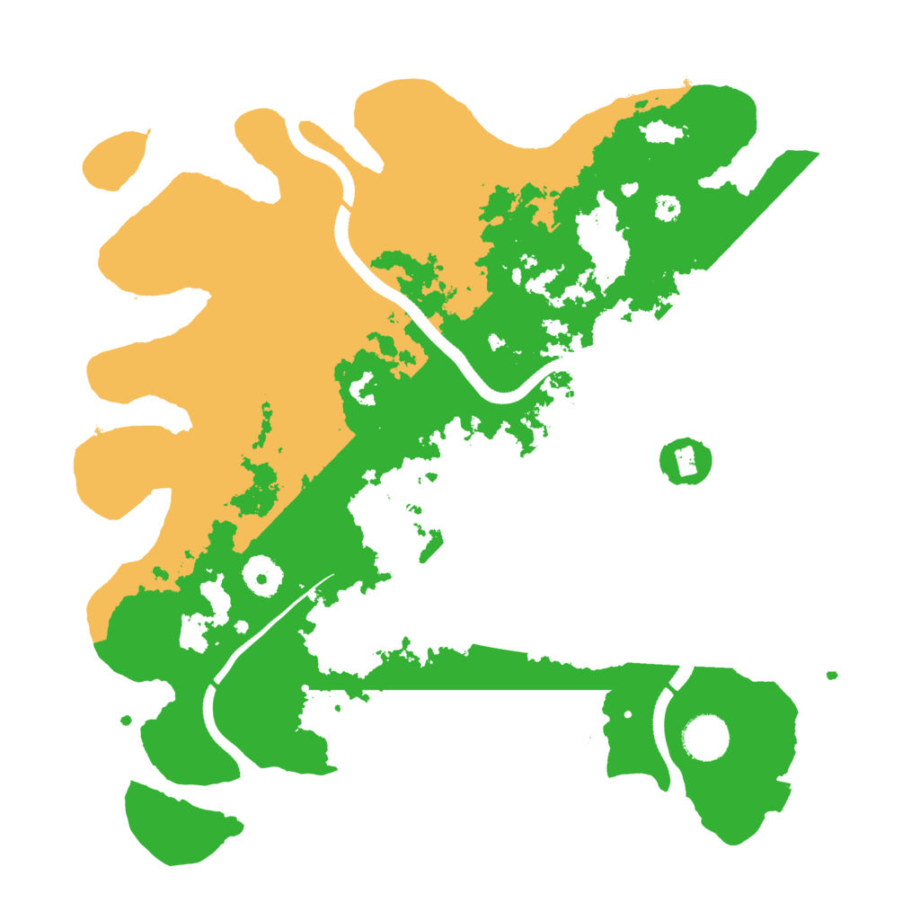 Biome Rust Map: Procedural Map, Size: 3500, Seed: 998095