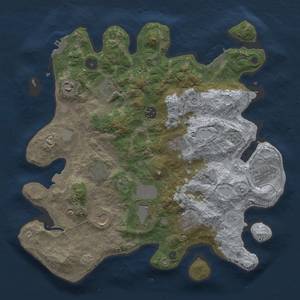 Thumbnail Rust Map: Procedural Map, Size: 3750, Seed: 20240418, 18 Monuments