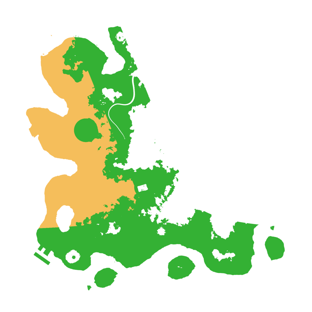 Biome Rust Map: Procedural Map, Size: 3500, Seed: 2122227