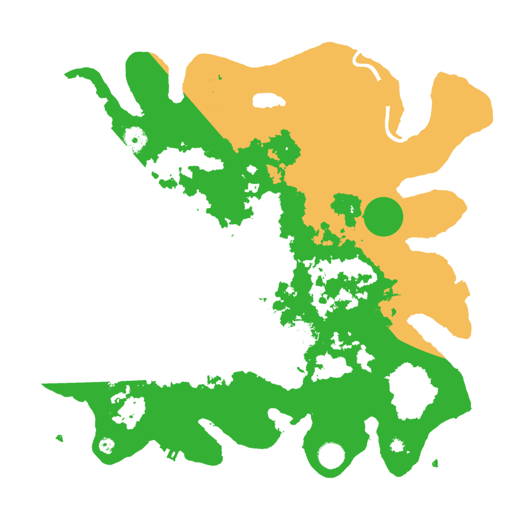 Biome Rust Map: Procedural Map, Size: 3500, Seed: 73572952
