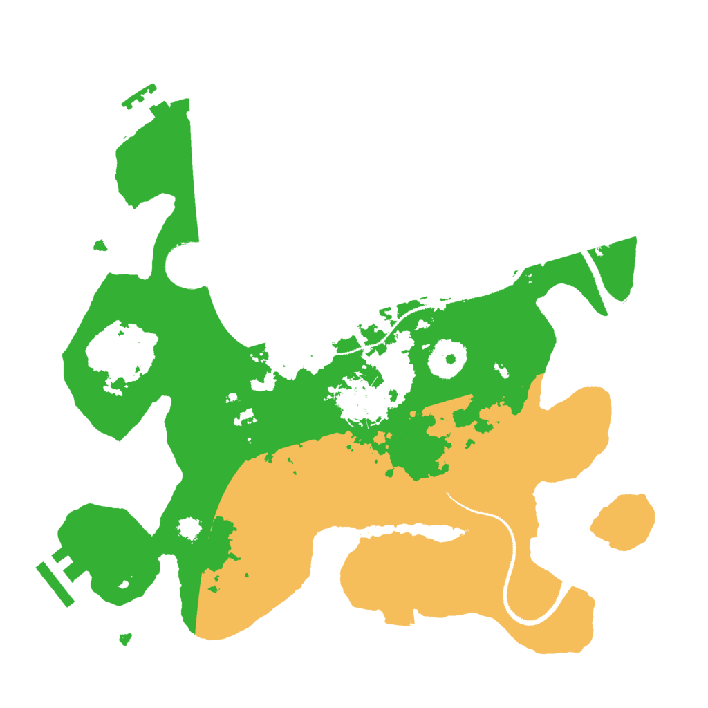 Biome Rust Map: Procedural Map, Size: 2800, Seed: 752391226