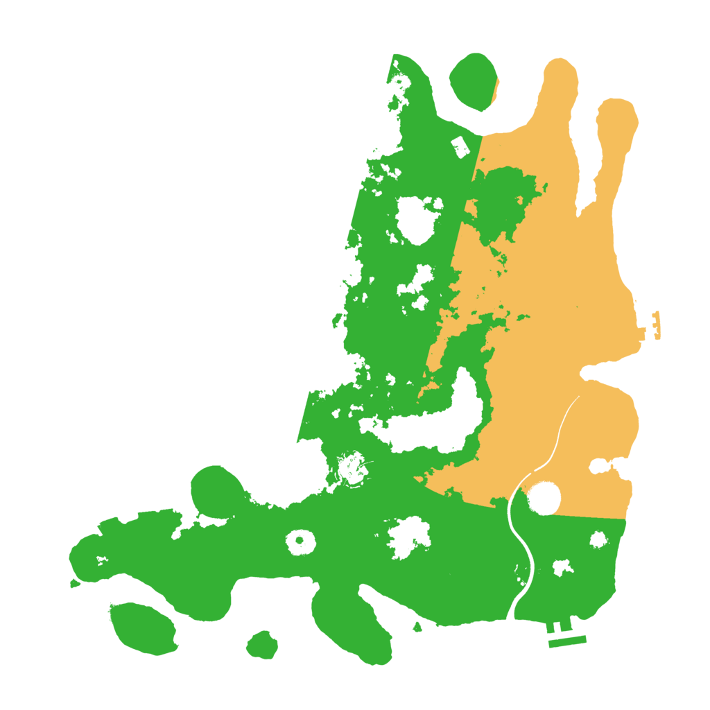 Biome Rust Map: Procedural Map, Size: 3800, Seed: 741613698