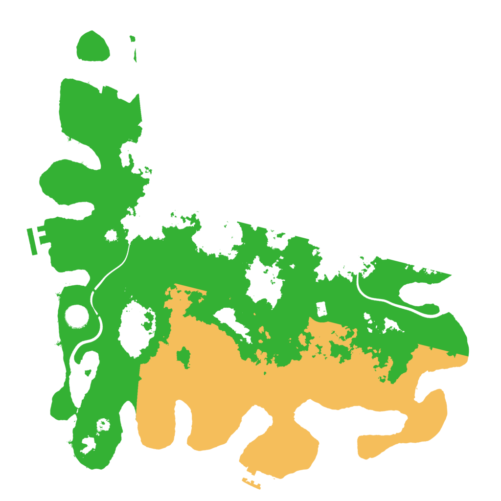 Biome Rust Map: Procedural Map, Size: 3750, Seed: 478585