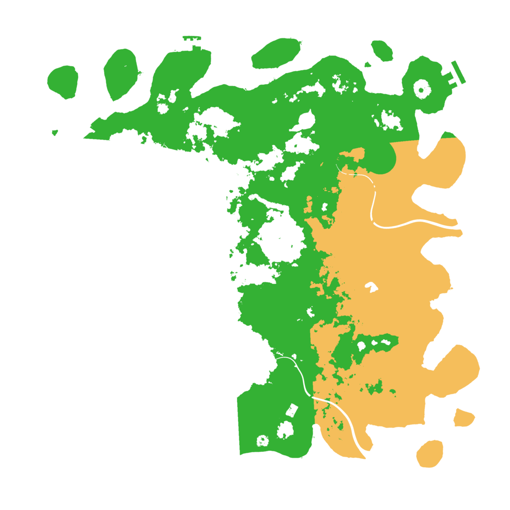 Biome Rust Map: Procedural Map, Size: 4250, Seed: 786054629