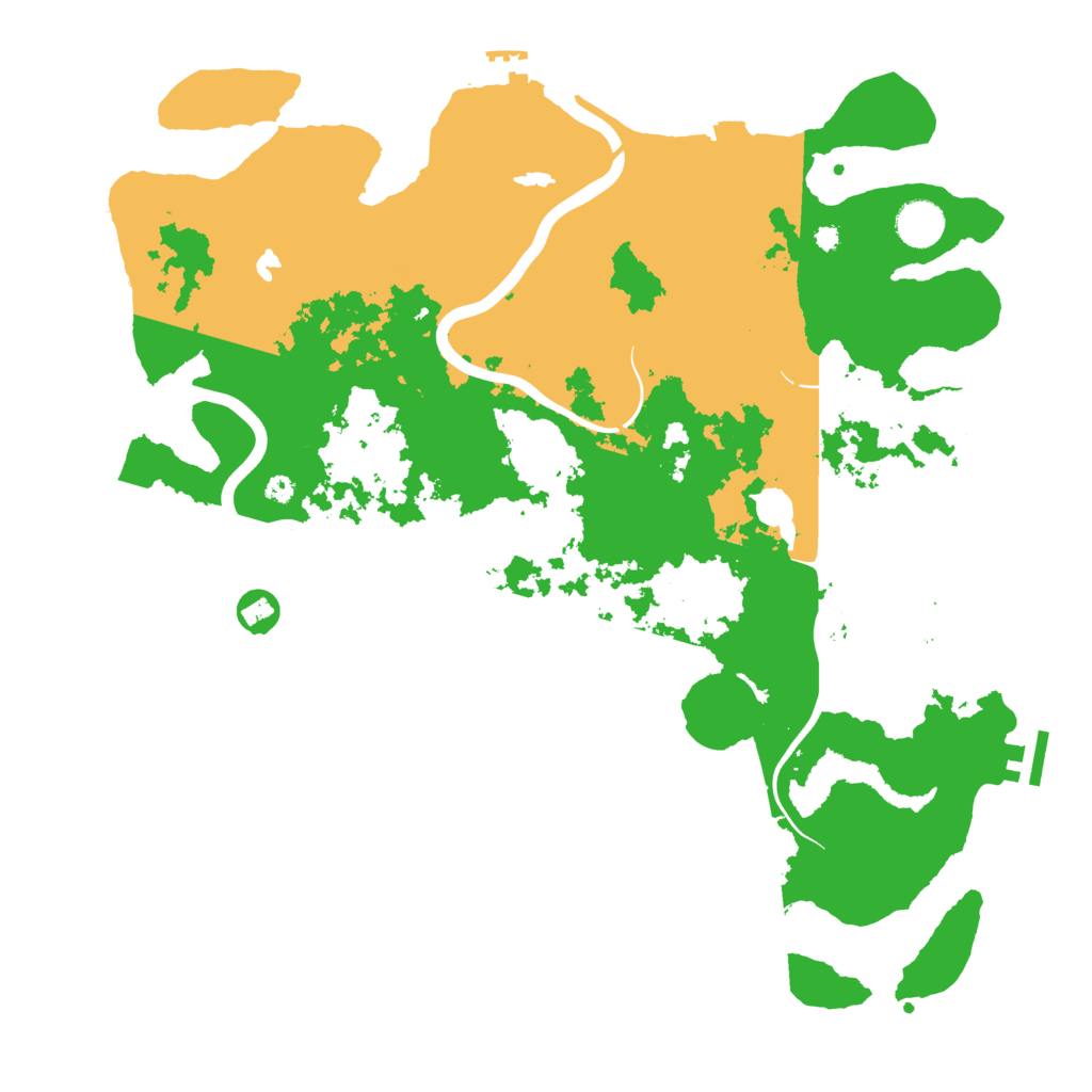 Biome Rust Map: Procedural Map, Size: 4000, Seed: 520384257