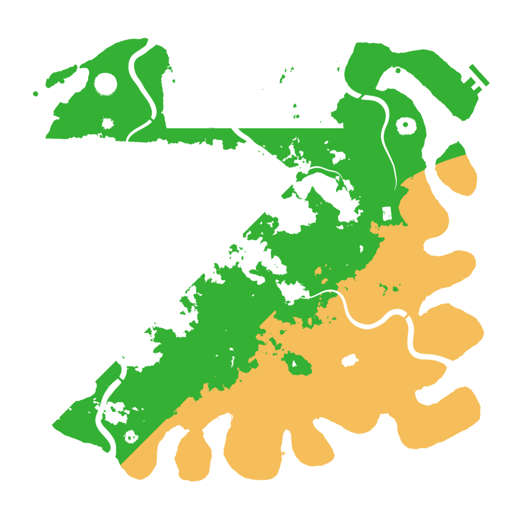 Biome Rust Map: Procedural Map, Size: 4000, Seed: 65519041