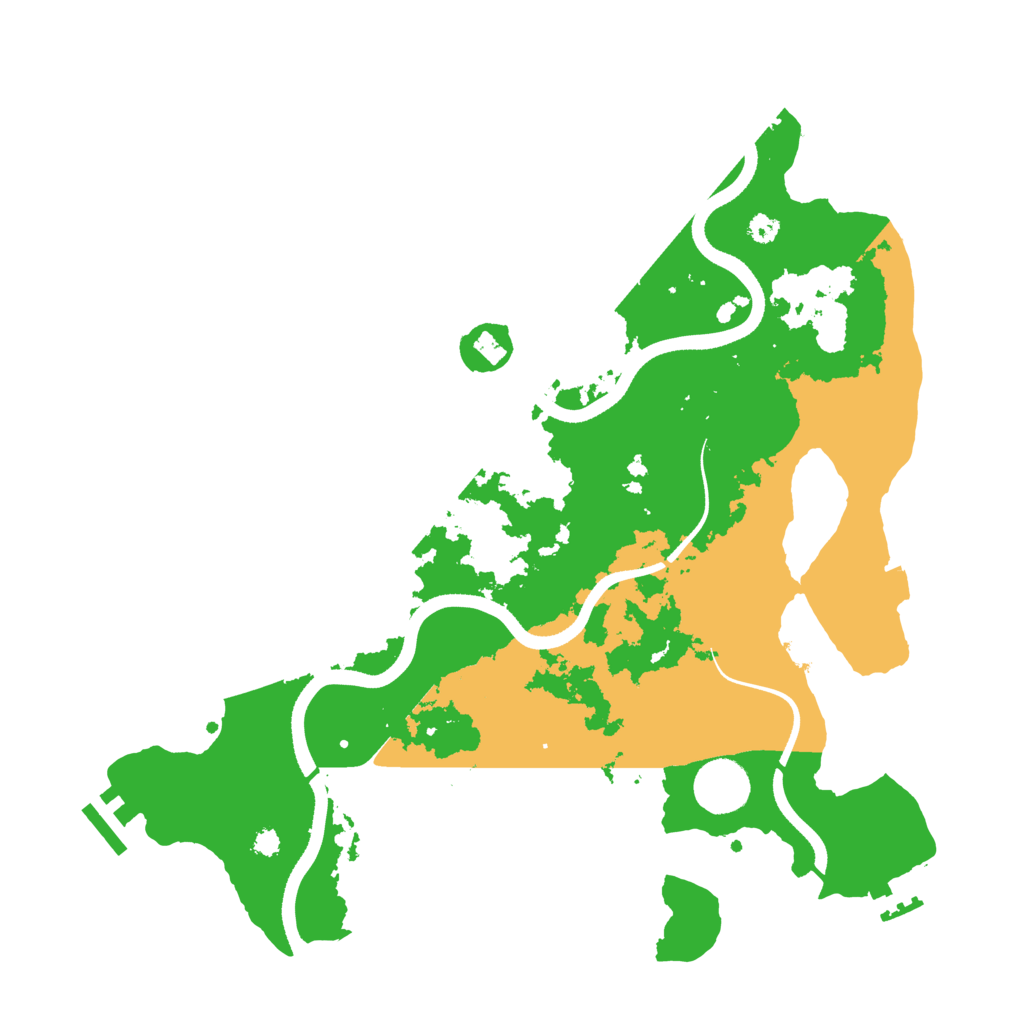 Biome Rust Map: Procedural Map, Size: 3500, Seed: 2063528798