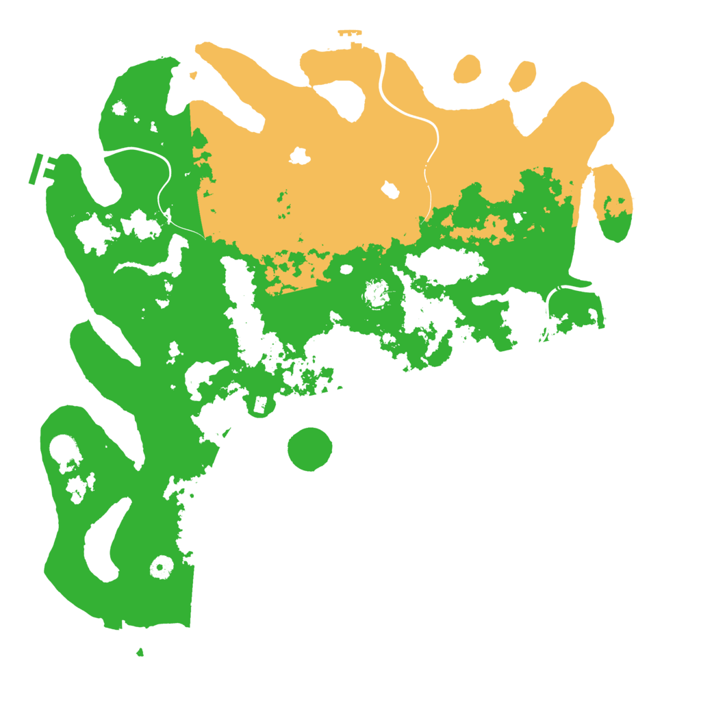 Biome Rust Map: Procedural Map, Size: 4500, Seed: 8517