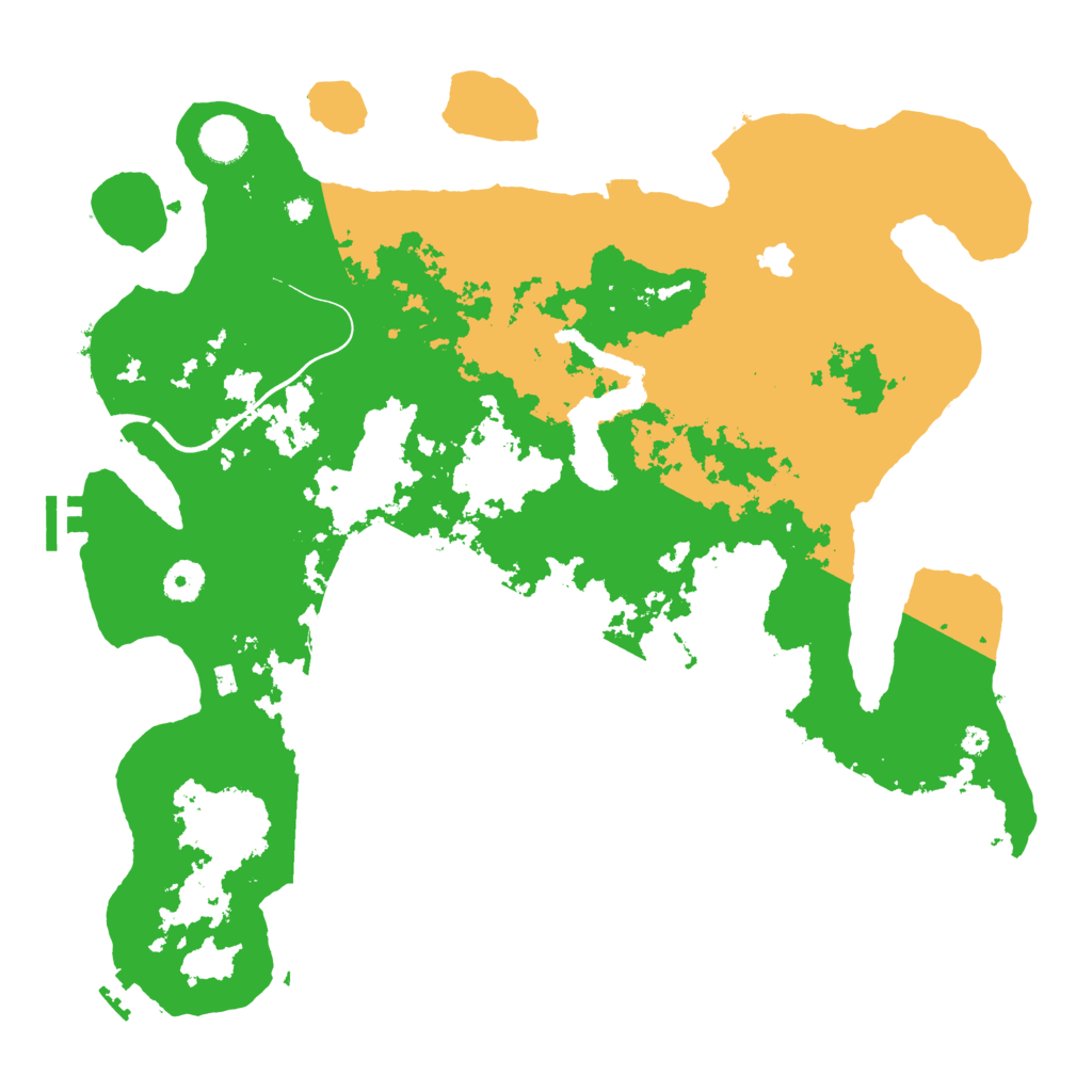 Biome Rust Map: Procedural Map, Size: 4000, Seed: 79651