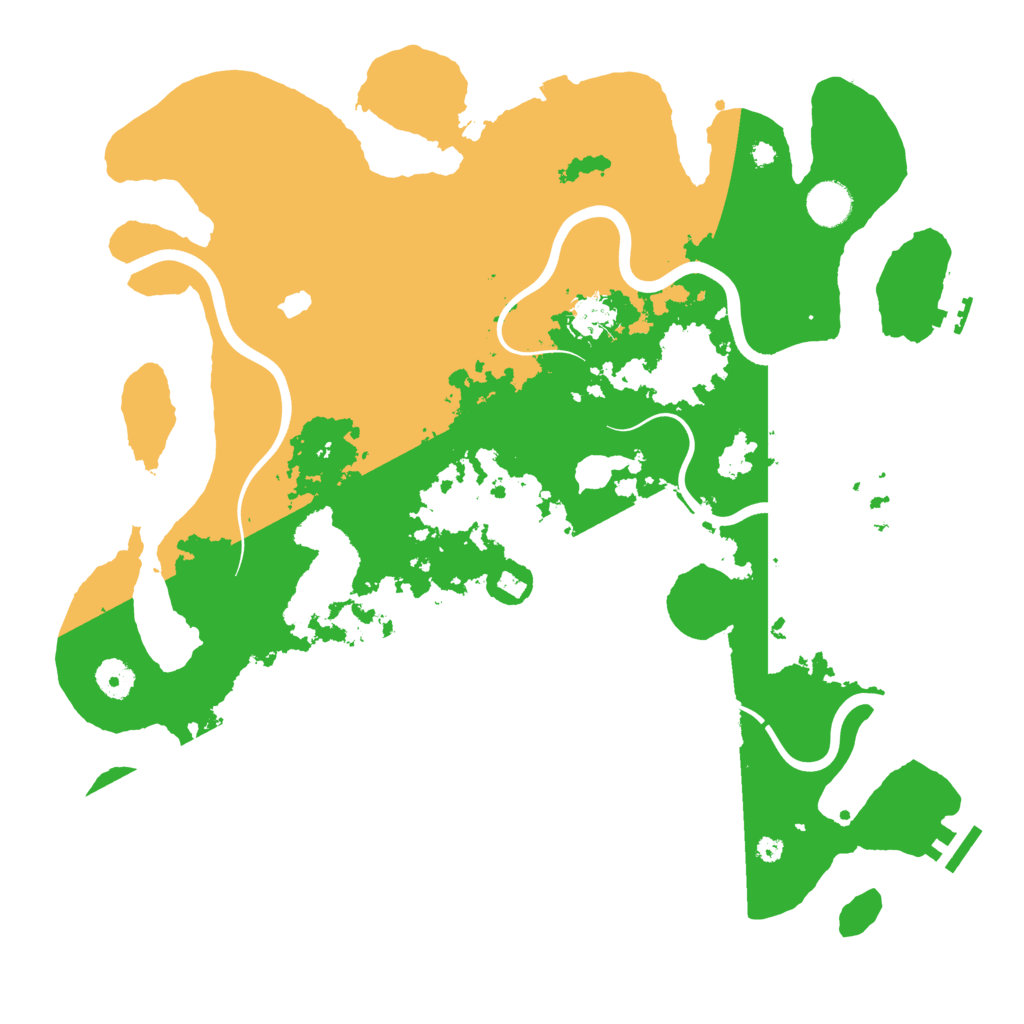 Biome Rust Map: Procedural Map, Size: 4000, Seed: 326932