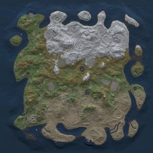 Thumbnail Rust Map: Procedural Map, Size: 4250, Seed: 1711469785, 19 Monuments