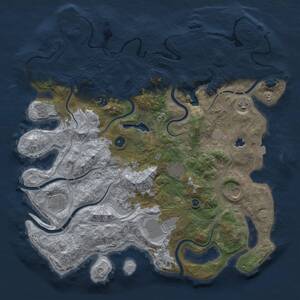 Thumbnail Rust Map: Procedural Map, Size: 4250, Seed: 2129451174, 14 Monuments