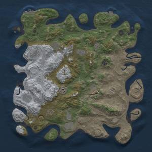 Thumbnail Rust Map: Procedural Map, Size: 4250, Seed: 9358322, 18 Monuments