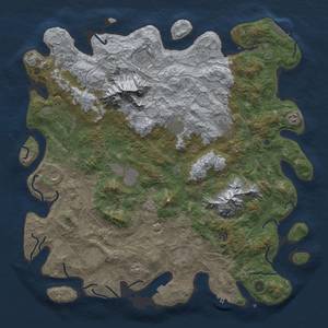 Thumbnail Rust Map: Procedural Map, Size: 5000, Seed: 1666148032, 19 Monuments