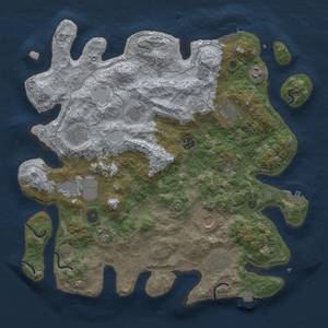 Thumbnail Rust Map: Procedural Map, Size: 4000, Seed: 38977098, 18 Monuments