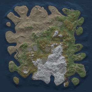 Thumbnail Rust Map: Procedural Map, Size: 4250, Seed: 329446688, 19 Monuments