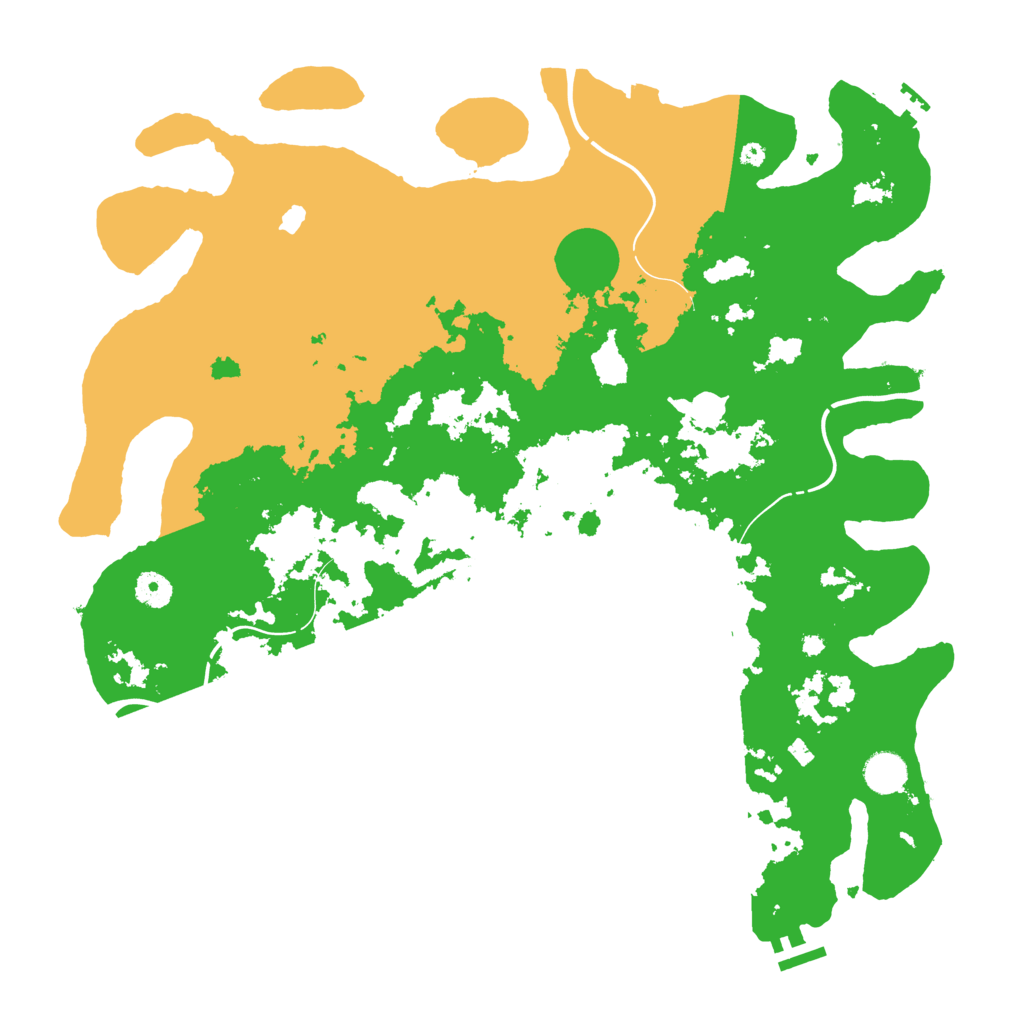 Biome Rust Map: Procedural Map, Size: 4250, Seed: 761420674