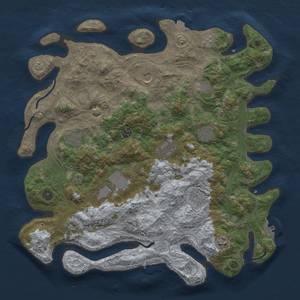 Thumbnail Rust Map: Procedural Map, Size: 4250, Seed: 761420674, 19 Monuments