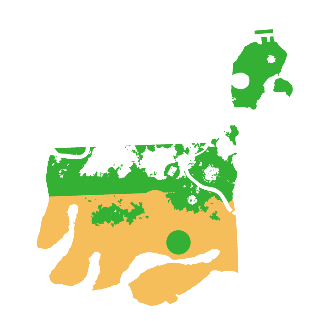 Biome Rust Map: Procedural Map, Size: 3500, Seed: 1674328408