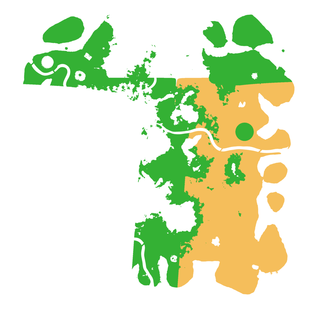 Biome Rust Map: Procedural Map, Size: 4500, Seed: 244769752