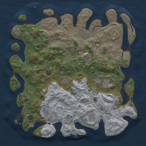 Thumbnail Rust Map: Procedural Map, Size: 4500, Seed: 697214018, 19 Monuments