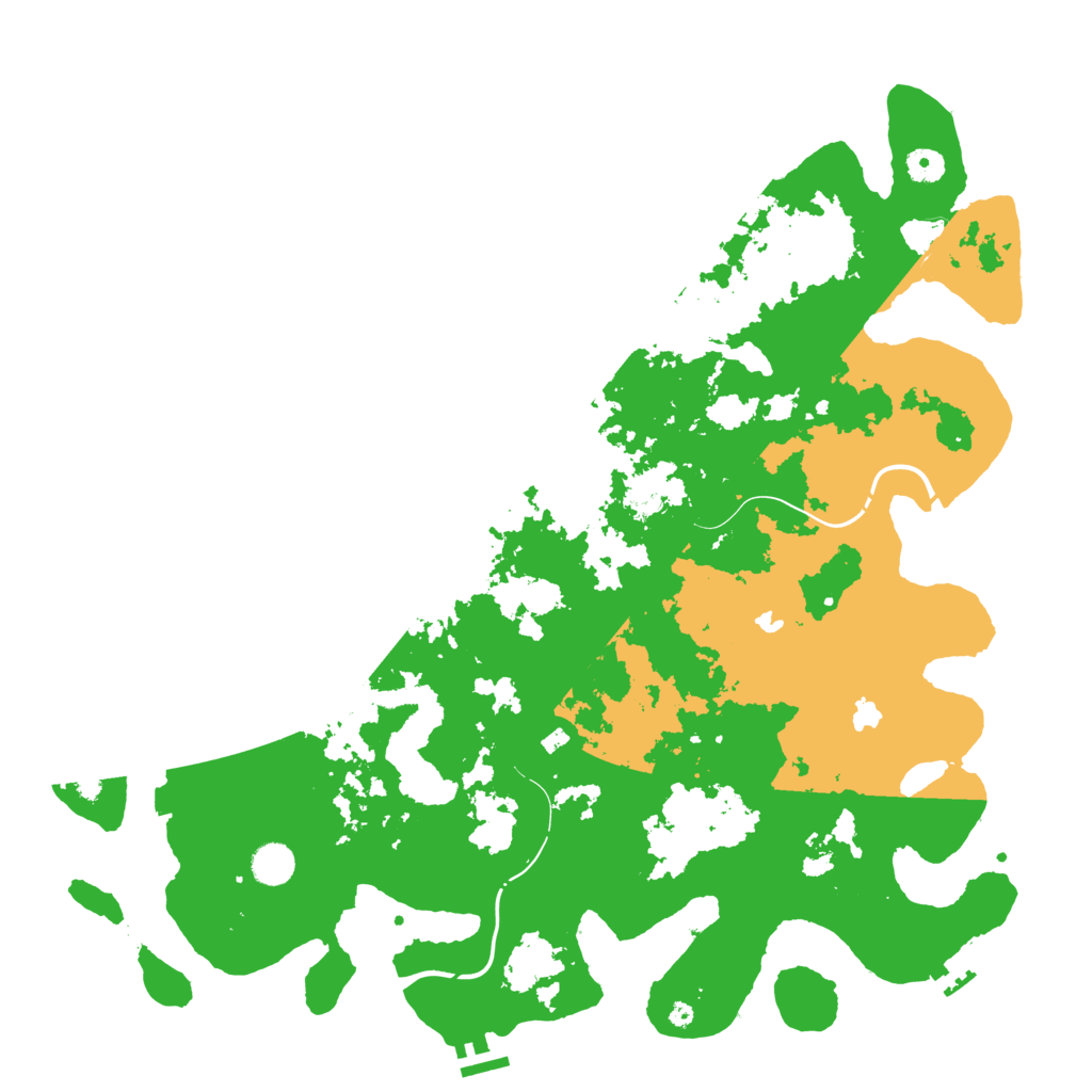 Biome Rust Map: Procedural Map, Size: 4500, Seed: 225737051