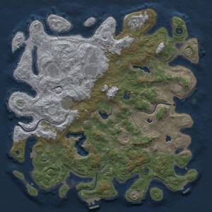 Thumbnail Rust Map: Procedural Map, Size: 4500, Seed: 225737051, 14 Monuments