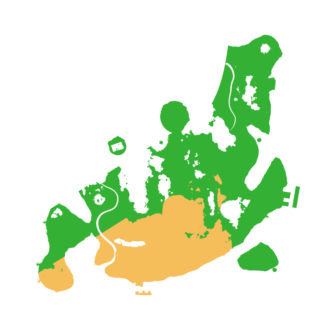 Biome Rust Map: Procedural Map, Size: 3000, Seed: 85534
