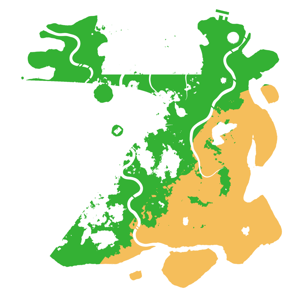 Biome Rust Map: Procedural Map, Size: 4500, Seed: 1059680249