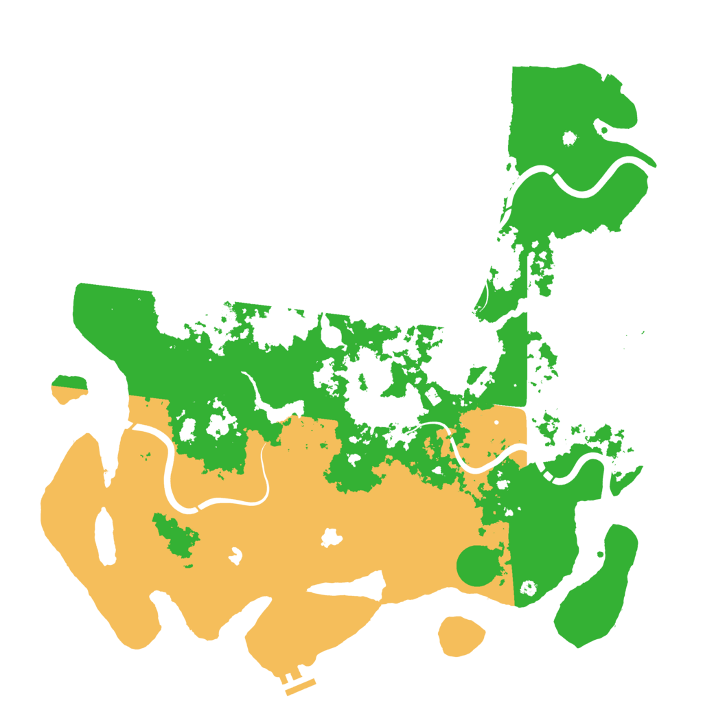 Biome Rust Map: Procedural Map, Size: 4500, Seed: 862