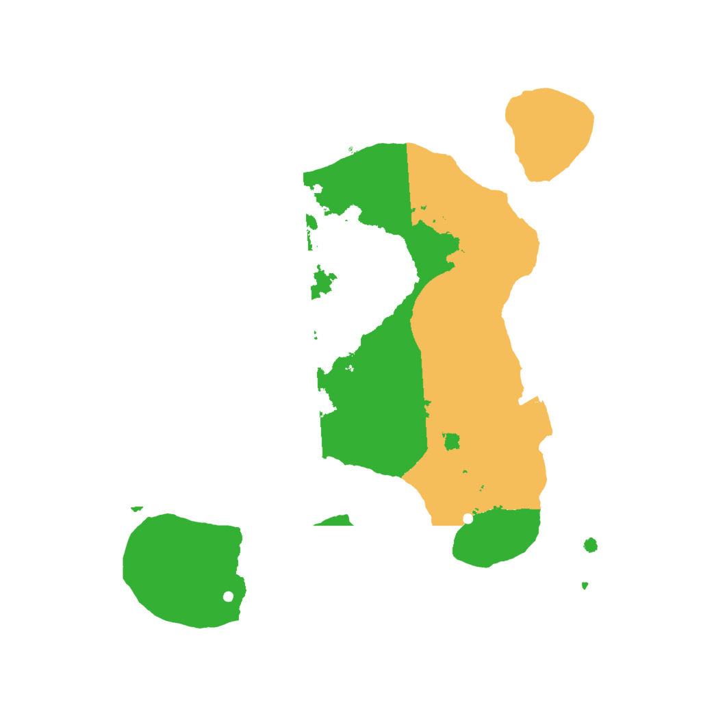 Biome Rust Map: Procedural Map, Size: 2000, Seed: 98746945