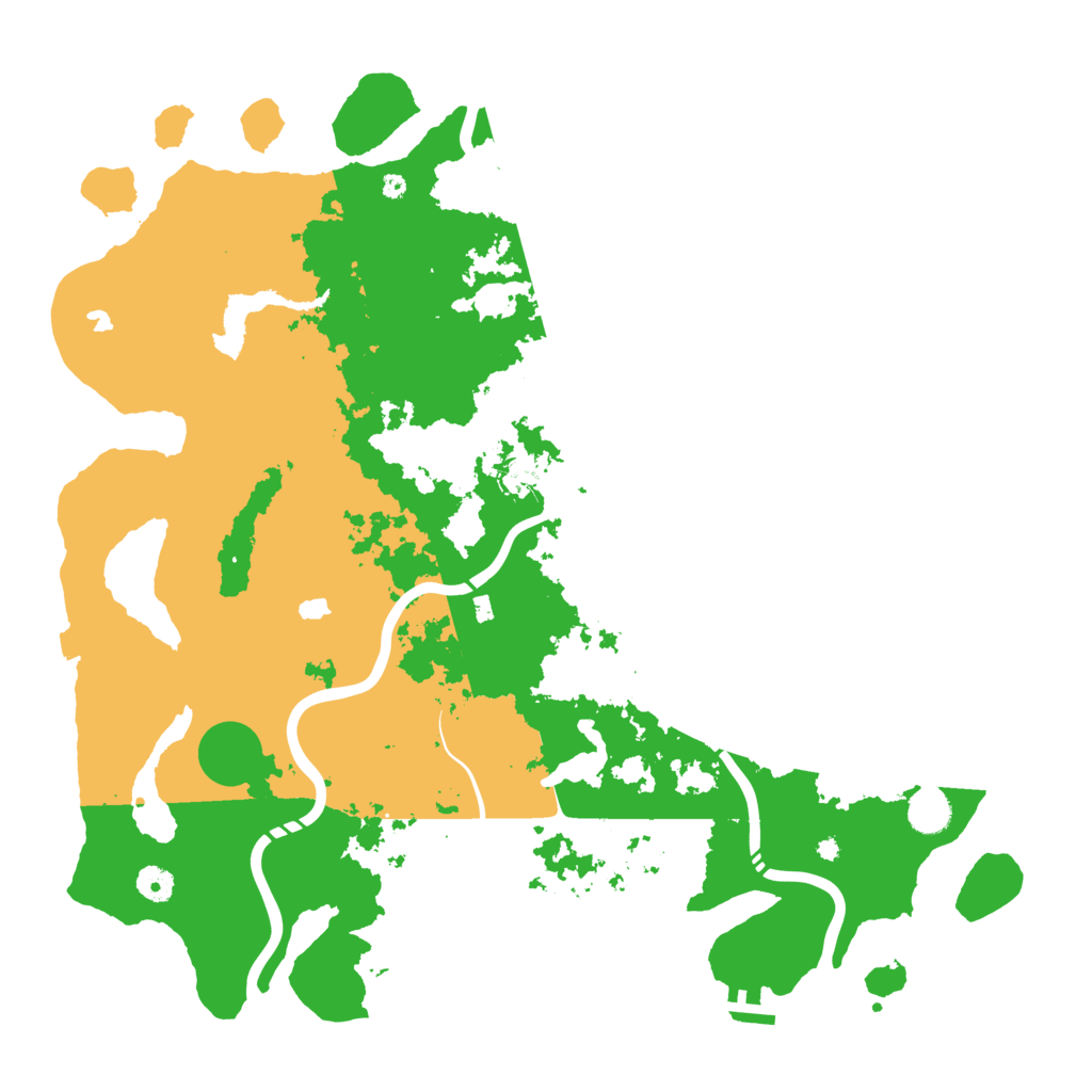 Biome Rust Map: Procedural Map, Size: 4500, Seed: 853047385