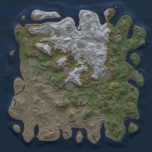 Thumbnail Rust Map: Procedural Map, Size: 4500, Seed: 879770748, 19 Monuments