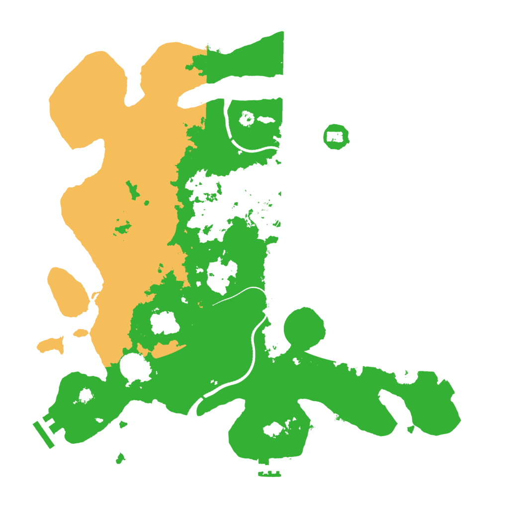 Biome Rust Map: Procedural Map, Size: 3400, Seed: 6428282