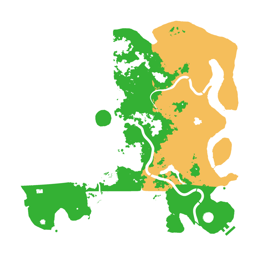 Biome Rust Map: Procedural Map, Size: 4250, Seed: 2815