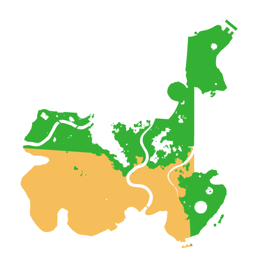 Biome Rust Map: Procedural Map, Size: 3650, Seed: 20019094